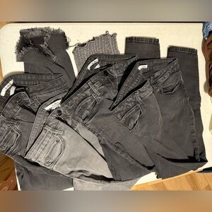 Sam Edelman Black Mid Rise Skinny Jeans